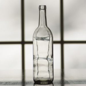750 mL Clear Bordeaux Bottles - 12/case