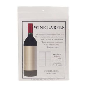 Wine Bottle Labels - 32 Pack